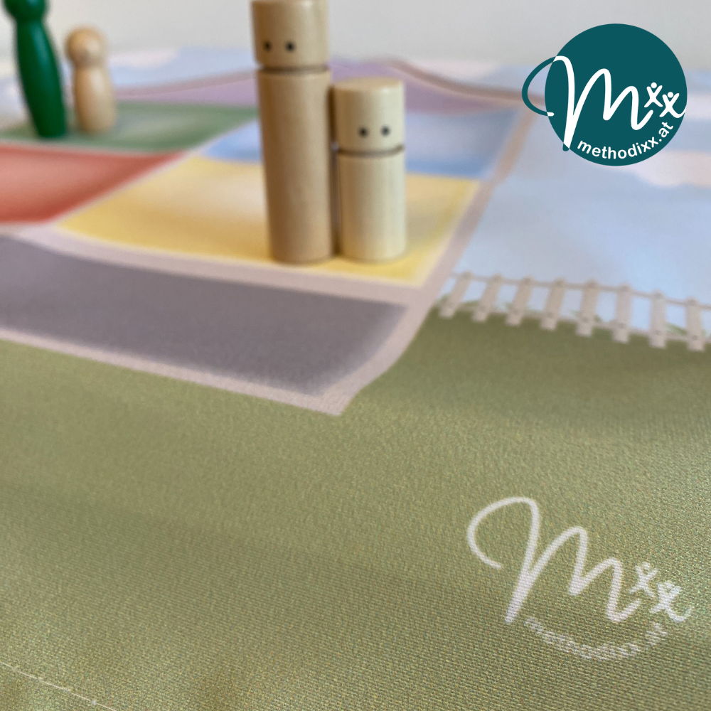 Haus der Trauer / Haus der Veränderung - Methodixx Tuch 45x45