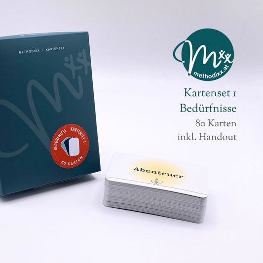Karten-Set 1 "Bedürfnisse" für Beratung, Training, Therapie & Coaching