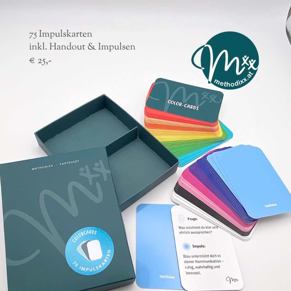 ColorCards - 75 Impulskarten für Selbsterkenntnis, Coaching & Prozessarbeit