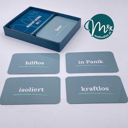 Karten-Set 1 "Negative Gefühle" für Beratung, Training, Therapie & Coaching