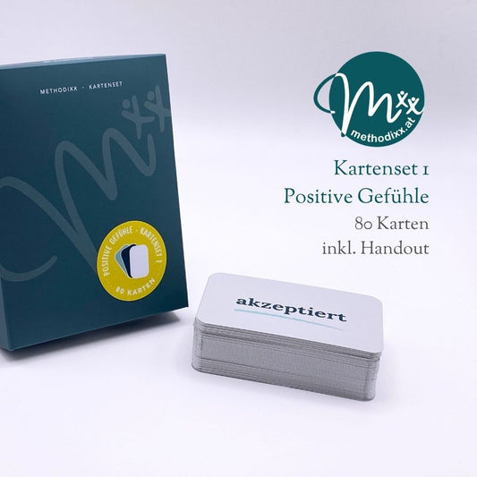 Karten-Set 1 "Positive Gefühle" für Beratung, Training, Therapie & Coaching