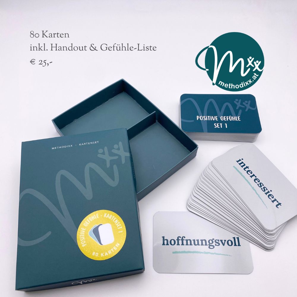 Karten-Set 1 "Positive Gefühle" für Beratung, Training, Therapie & Coaching